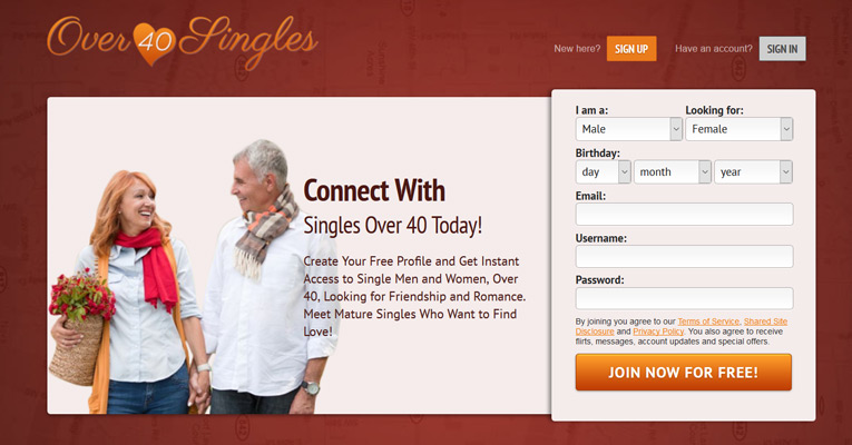 best dating site for singles over 40